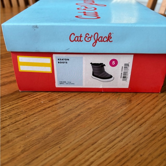 Cat & Jack Other - Cat & Jack Kids' Black and Gray Keaton Boots